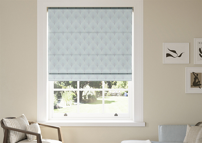 Boudoir, Sky - Twist&Fit Roman Blind - Image 3